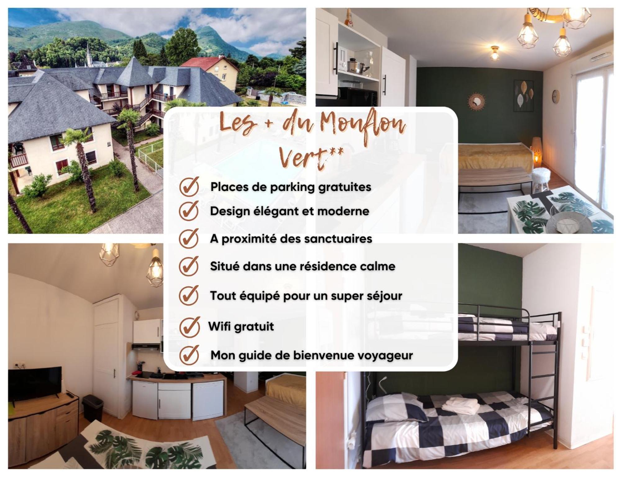 Appartement Du Mouflon Vert, Dans Residence De Tourisme 3 Etoiles Lourdes Exterior foto